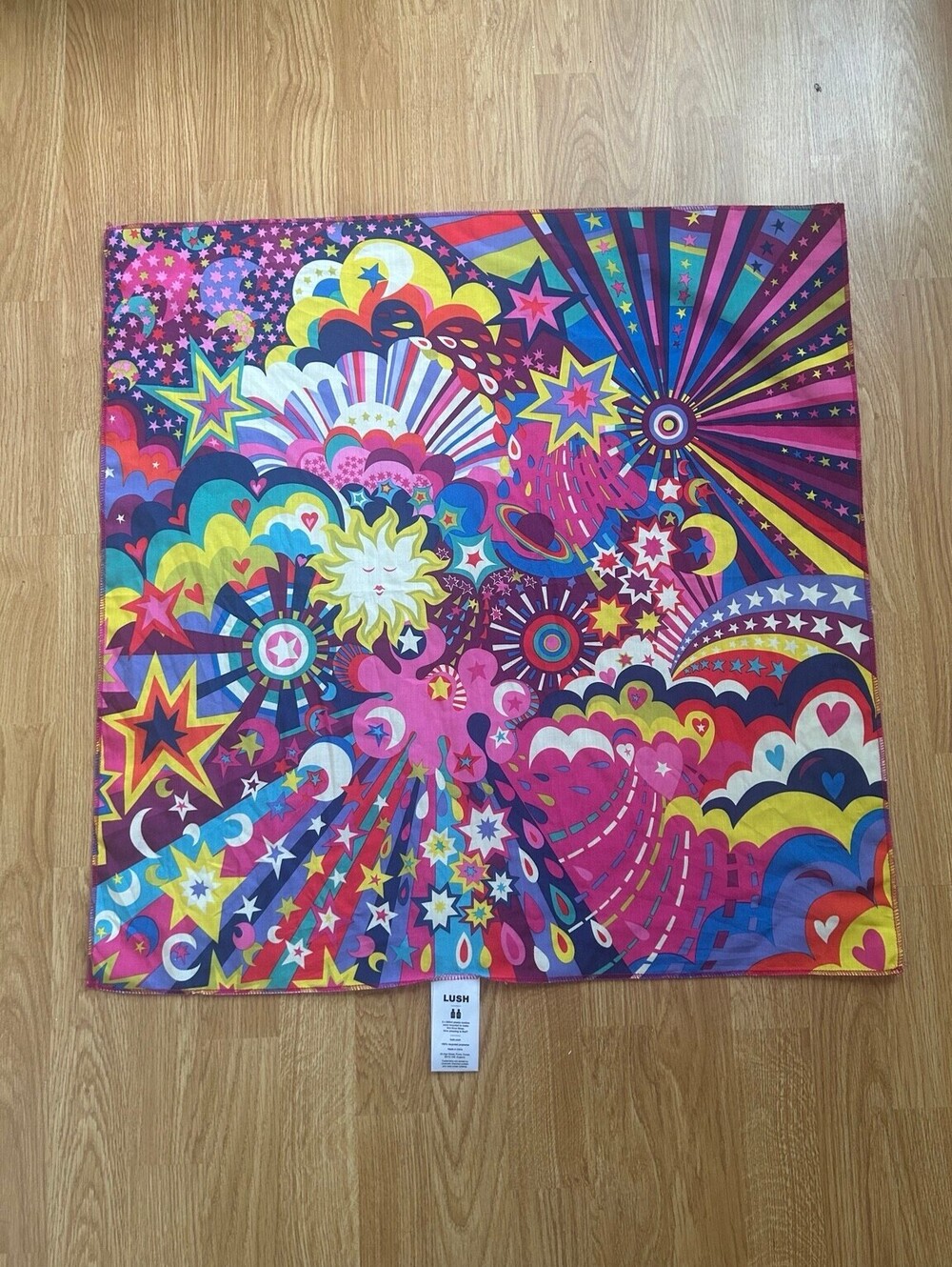 LUSH Twilight Celestial Knot Wrap Reusable Fabric Gift Wrap